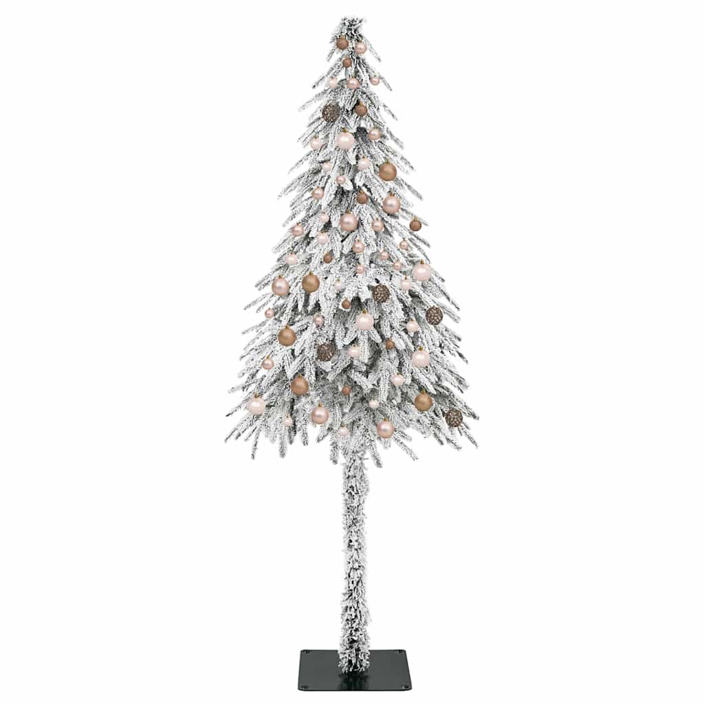 Albero di Natale con 300 LED Bianco 210 cm PE e Acciaio