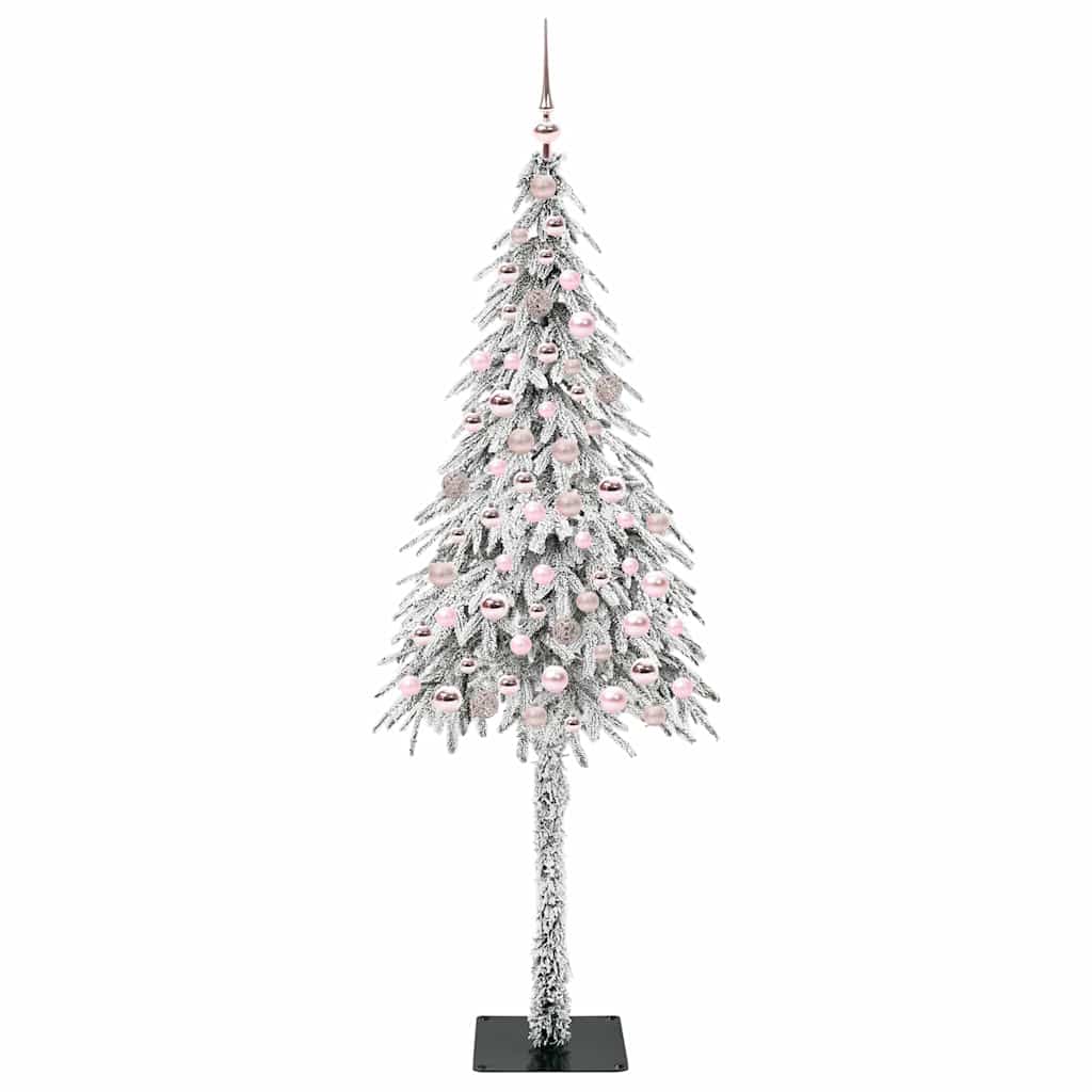 Albero di Natale con 300 LED Bianco 210 cm PE e Acciaio