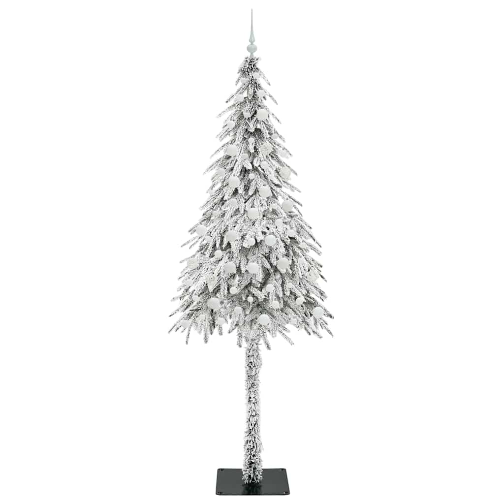 Albero di Natale con 300 LED Bianco 210 cm PE e Acciaio