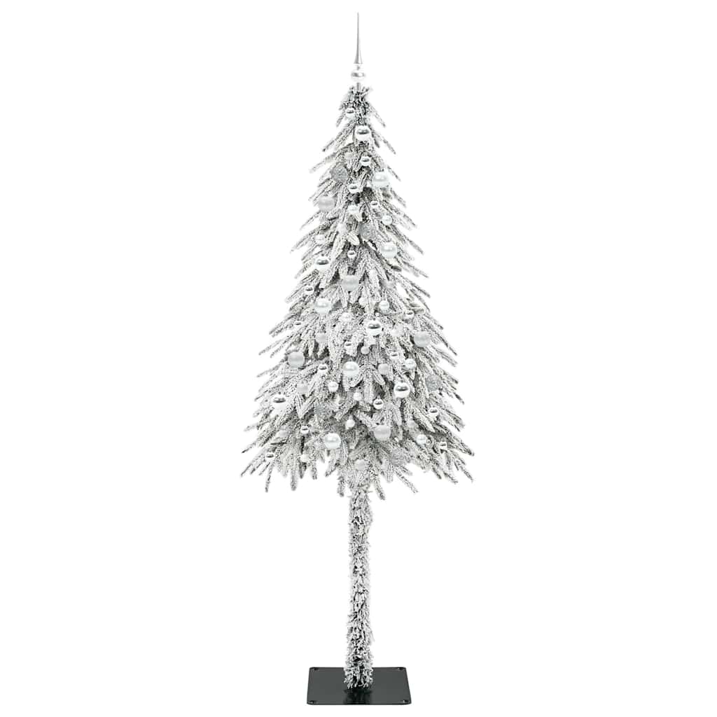 Albero di Natale con 300 LED Bianco 210 cm PE e Acciaio
