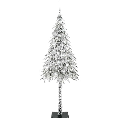 Albero di Natale con 300 LED Bianco 210 cm PE e Acciaio