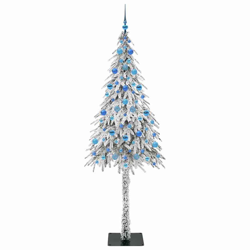 Albero di Natale con 300 LED Bianco 210 cm PE e Acciaio