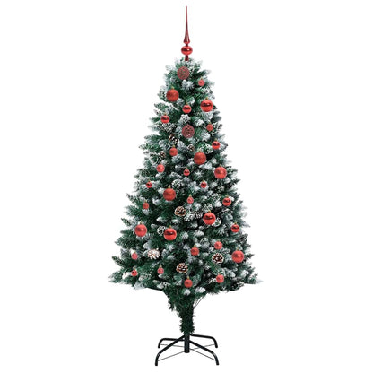 Albero di Natale artificiale con 150 LED Verde 150 cm