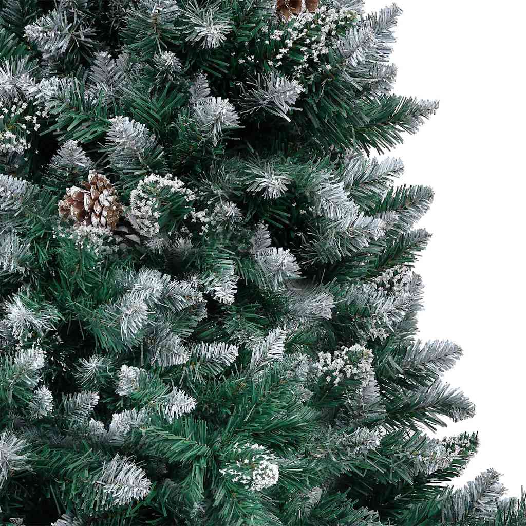 Albero di Natale artificiale con 150 LED Verde 150 cm