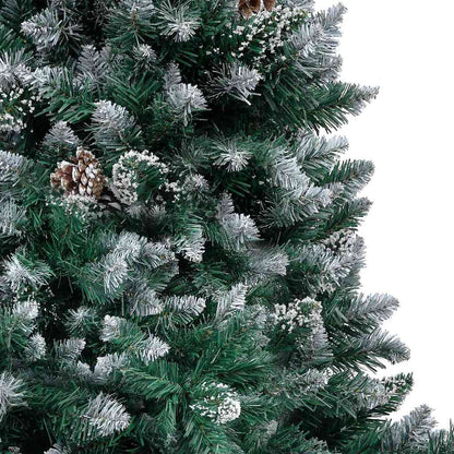 Albero di Natale artificiale con 150 LED Verde 150 cm