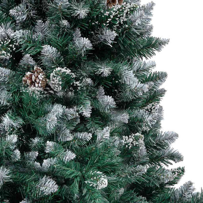 Albero di Natale artificiale con 150 LED Verde 150 cm