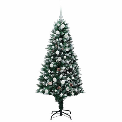 Albero di Natale artificiale con 150 LED Verde 150 cm