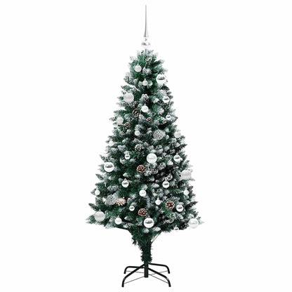 Albero di Natale artificiale con 150 LED Verde 150 cm