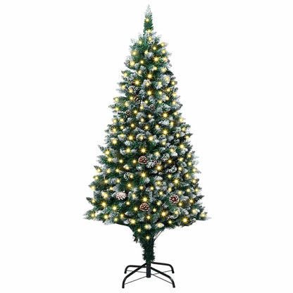 Albero di Natale artificiale con 300 LED Verde 180 cm