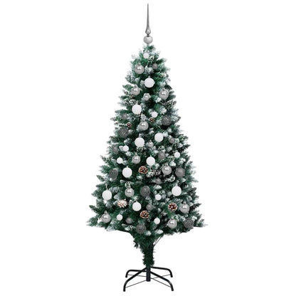 Albero di Natale artificiale con 300 LED Verde 180 cm