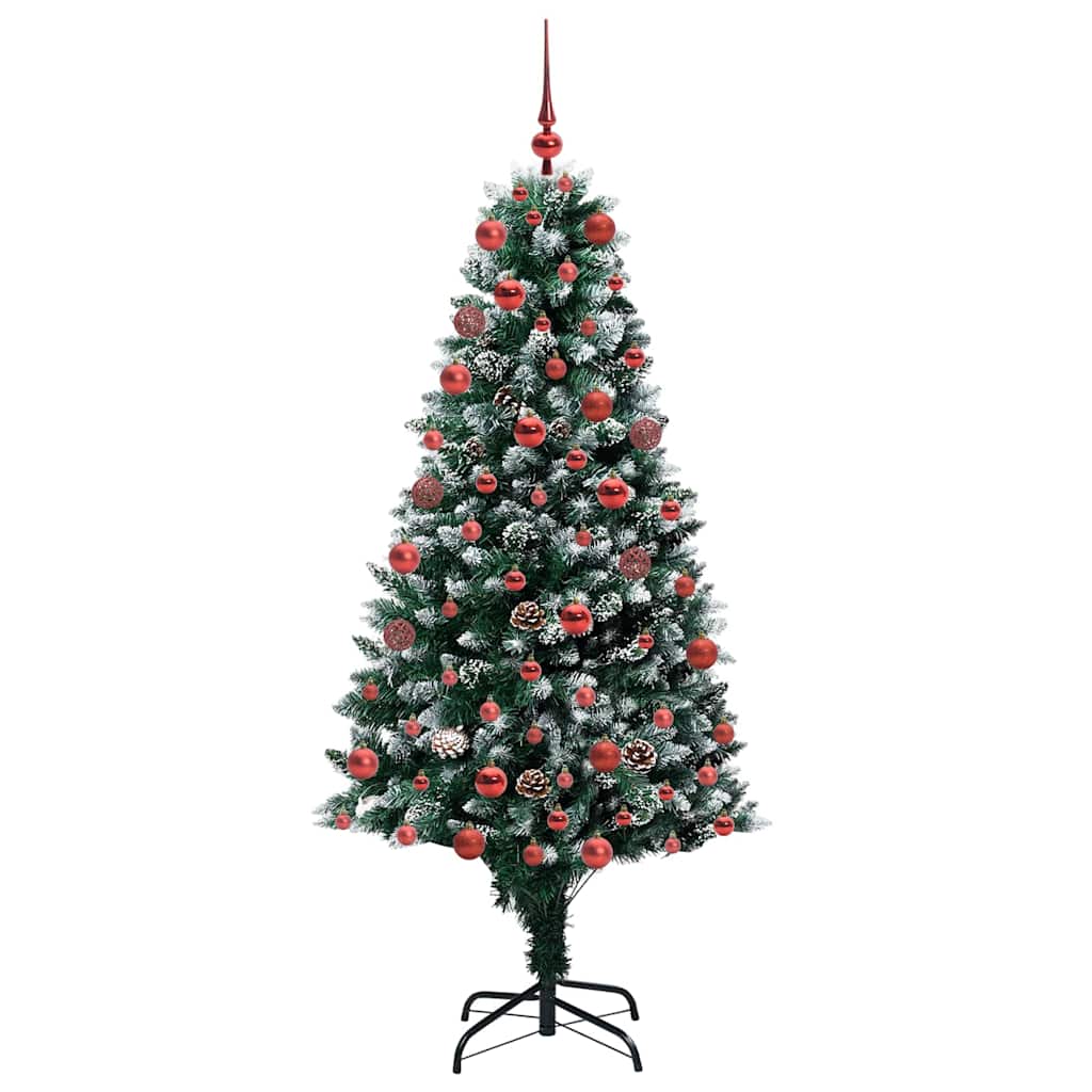 Albero di Natale artificiale con 300 LED Verde 180 cm