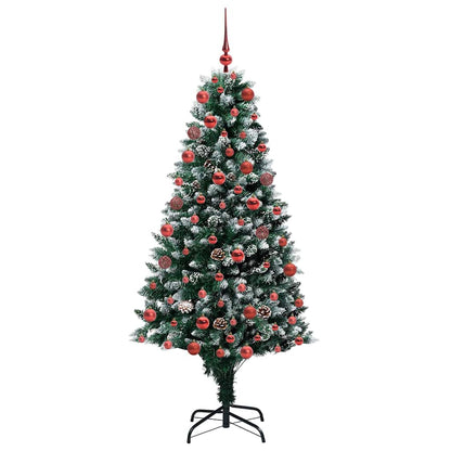 Albero di Natale artificiale con 300 LED Verde 180 cm