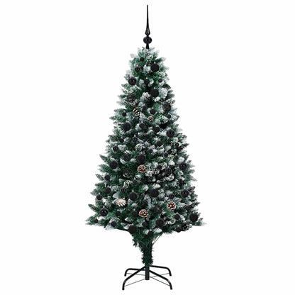 Albero di Natale artificiale con 300 LED Verde 180 cm