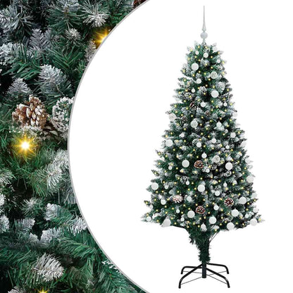 Albero di Natale artificiale con 300 LED Verde 180 cm