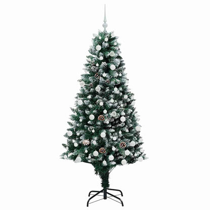 Albero di Natale artificiale con 300 LED Verde 180 cm