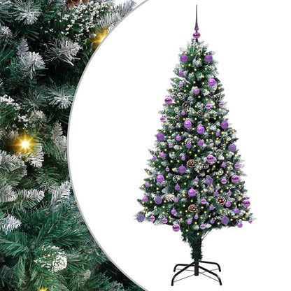 Albero di Natale artificiale con 300 LED Verde 180 cm