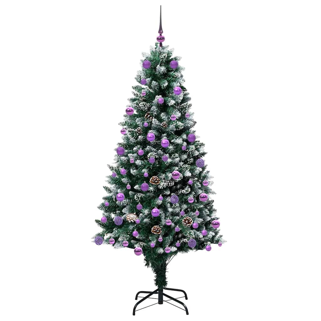 Albero di Natale artificiale con 300 LED Verde 180 cm
