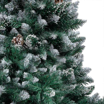 Albero di Natale artificiale con 300 LED Verde 180 cm