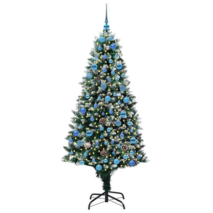 Albero di Natale artificiale con 300 LED Verde 180 cm