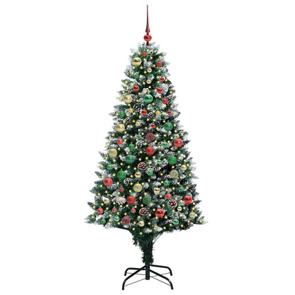 Albero di Natale artificiale con 300 LED Verde 180 cm