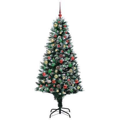 Albero di Natale artificiale con 300 LED Verde 180 cm