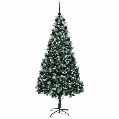 Albero di Natale artificiale con 300 LED Verde 210 cm