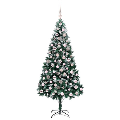 Albero di Natale artificiale con 300 LED Verde 210 cm