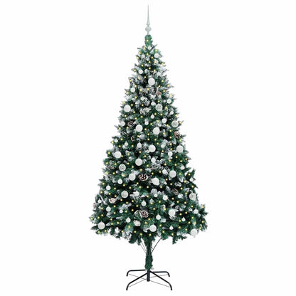 Albero di Natale artificiale con 300 LED Verde 210 cm