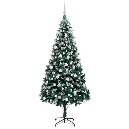 Albero di Natale artificiale con 300 LED Verde 210 cm