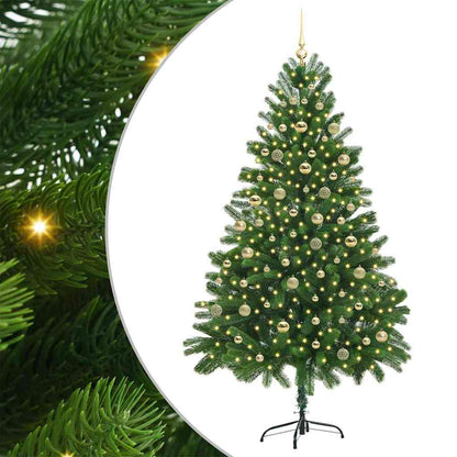 Albero di Natale artificiale con 300 LED Verde 210 cm