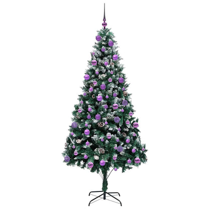Albero di Natale artificiale con 300 LED Verde 210 cm