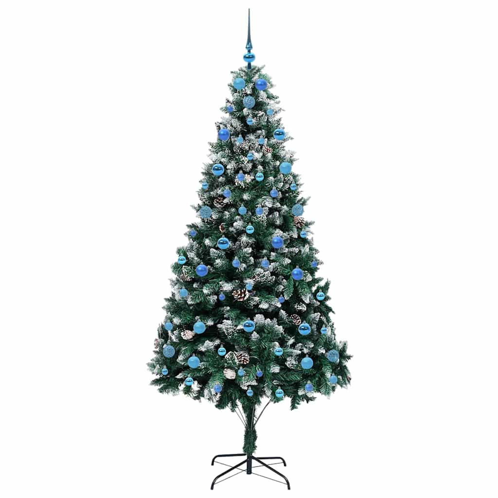 Albero di Natale artificiale con 300 LED Verde 210 cm