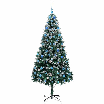 Albero di Natale artificiale con 300 LED Verde 210 cm