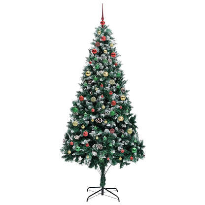 Albero di Natale artificiale con 300 LED Verde 210 cm