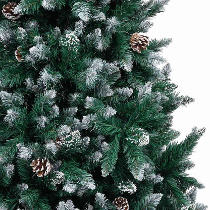 Albero di Natale artificiale con 300 LED Verde 240 cm | homemem39
