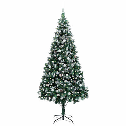 Albero di Natale artificiale con 300 LED Verde 240 cm