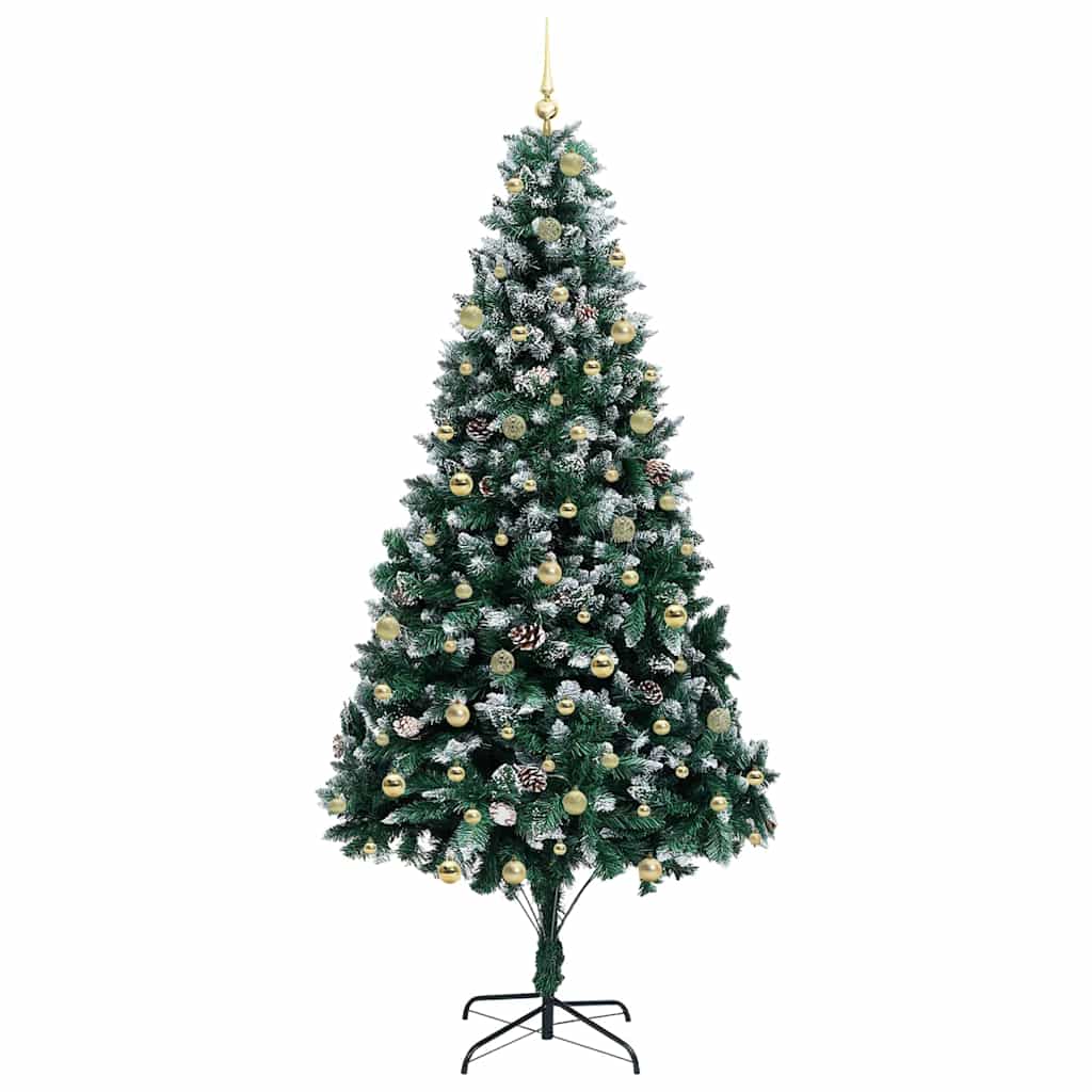 Albero di Natale artificiale con 300 LED Verde 240 cm
