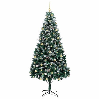 Albero di Natale artificiale con 300 LED Verde 240 cm