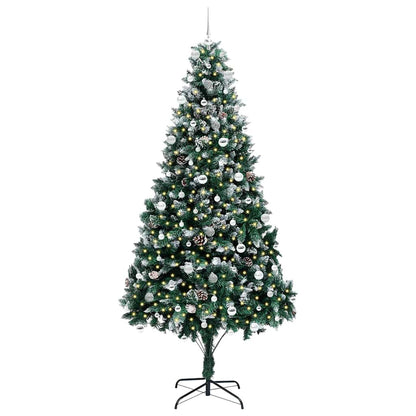 Albero di Natale artificiale con 300 LED Verde 240 cm