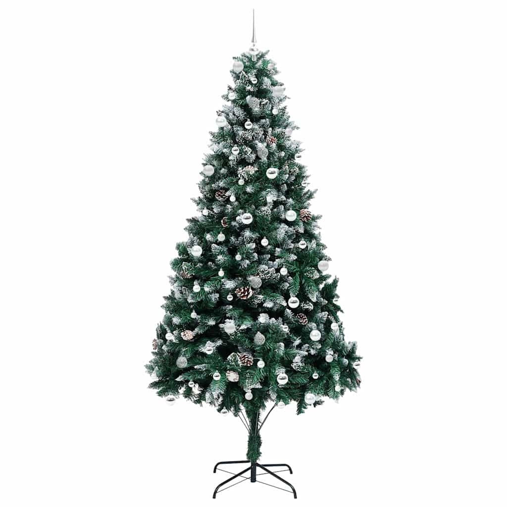 Albero di Natale artificiale con 300 LED Verde 240 cm