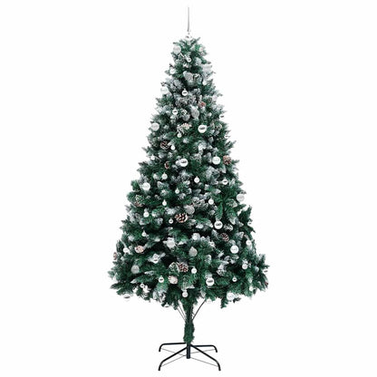 Albero di Natale artificiale con 300 LED Verde 240 cm