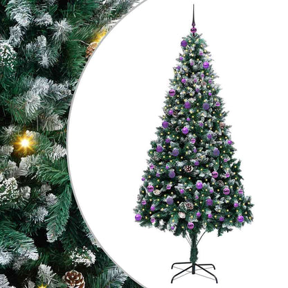 Albero di Natale artificiale con 300 LED Verde 240 cm