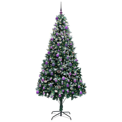Albero di Natale artificiale con 300 LED Verde 240 cm