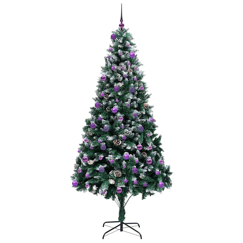 Albero di Natale artificiale con 300 LED Verde 240 cm