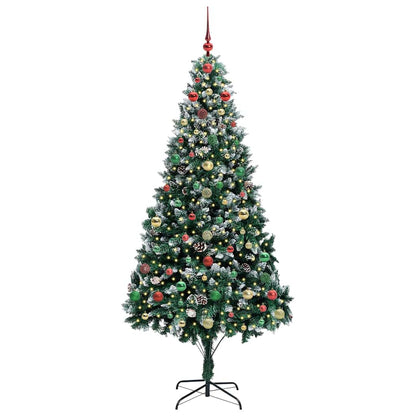 Albero di Natale artificiale con 300 LED Verde 240 cm