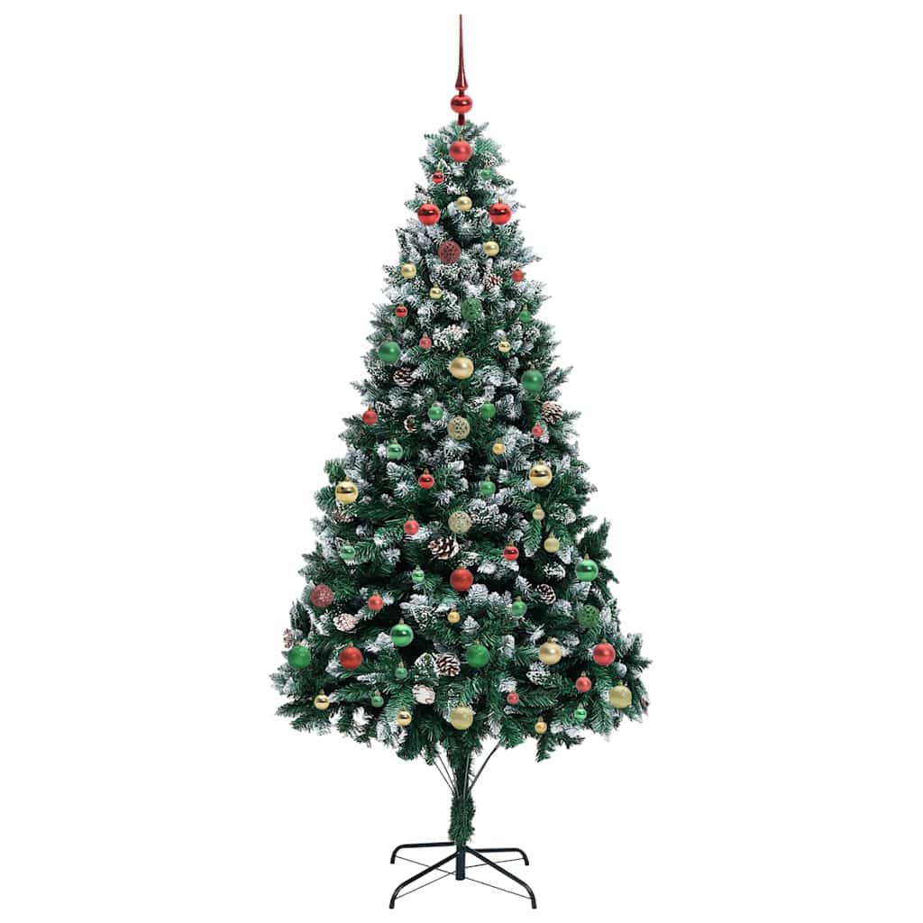 Albero di Natale artificiale con 300 LED Verde 240 cm