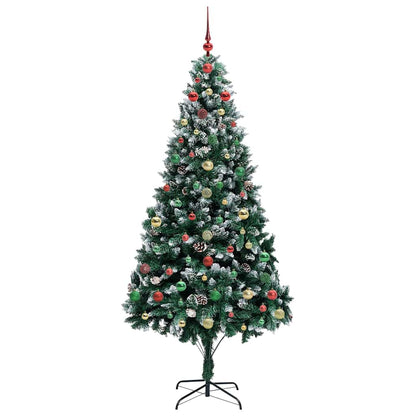Albero di Natale artificiale con 300 LED Verde 240 cm