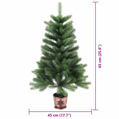 Albero di Natale con 150 LED con supporto Verde 65 cm PE | homemem39