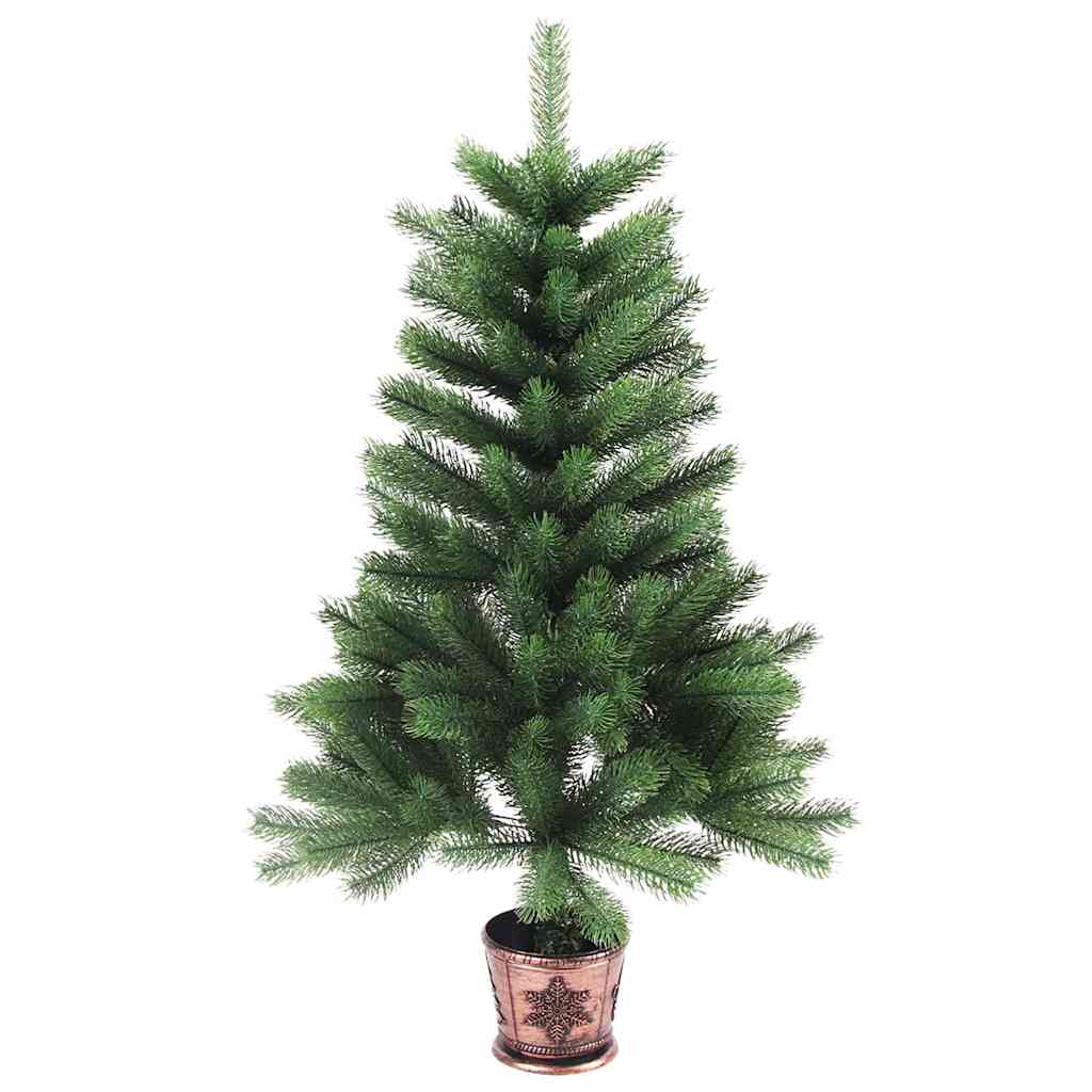 Albero di Natale con 150 LED con supporto Verde 90 cm PE