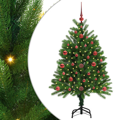 Albero di Natale con 150 LED con supporto Verde 120 cm PE